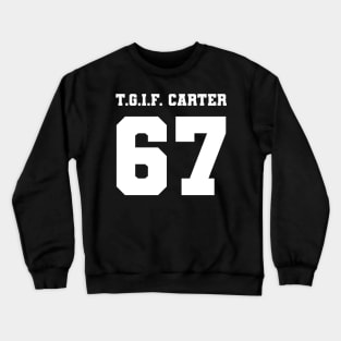 Shakiraquan T.G.I.F. Carter Jersey Crewneck Sweatshirt